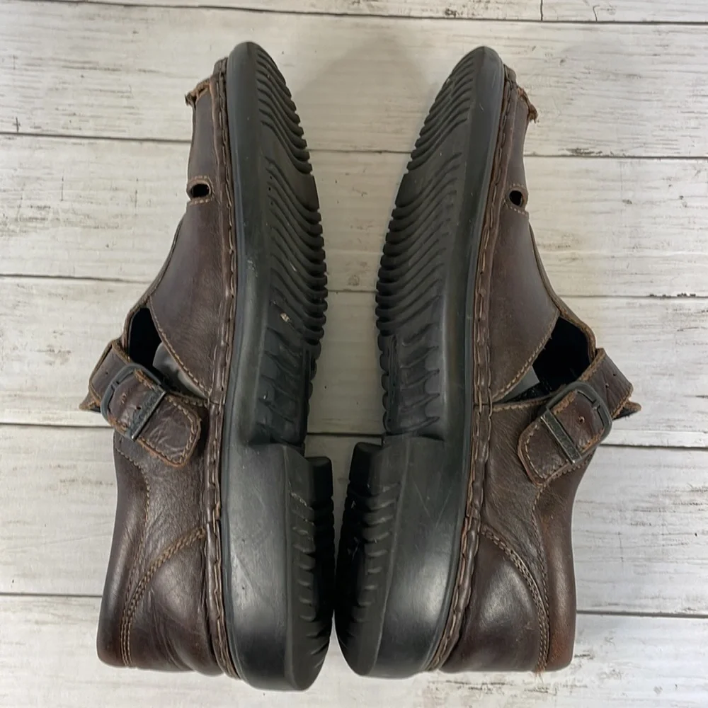 Josef Seibel Brown Fisherman Sandals